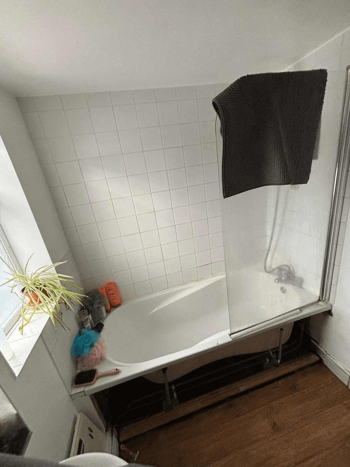 Bathroom before work begins — ready for full strip-out